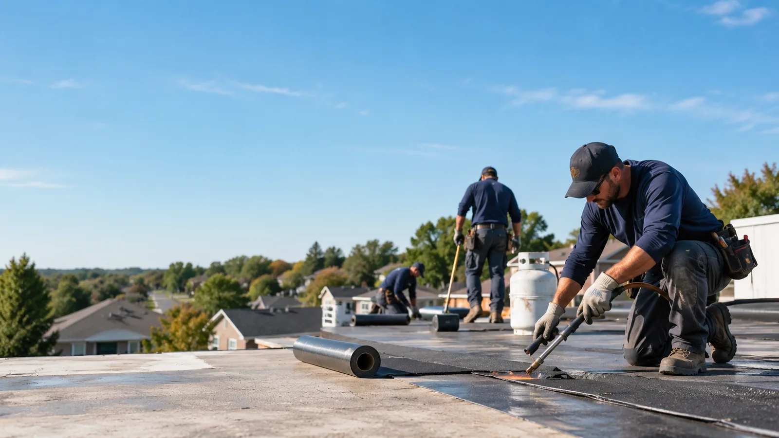 Flat Roof Leak Repair providers in Converse, IN